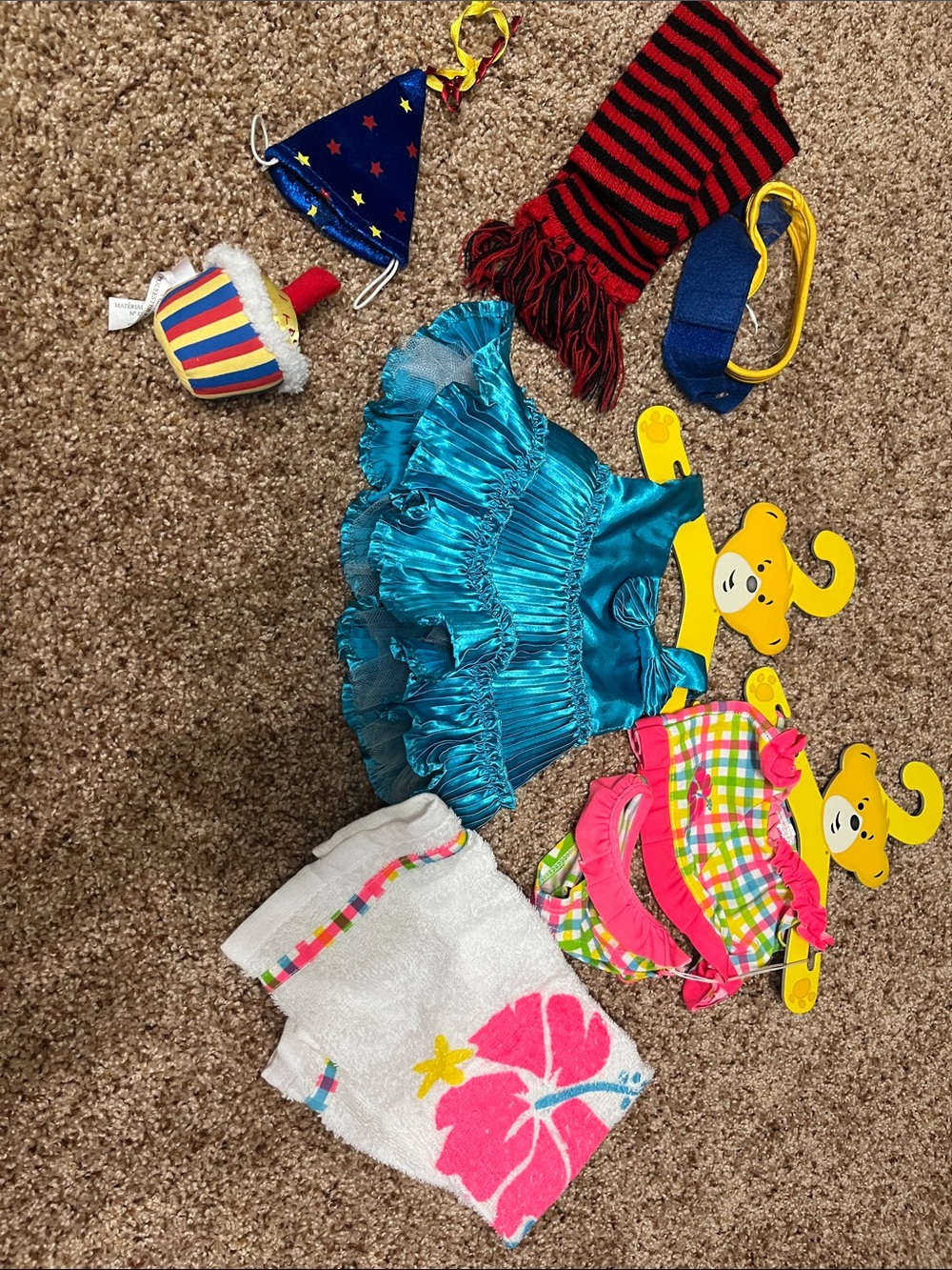 Build A Bear Outfits Swimwear, Dress, Winter & Birthday Accessories Gift collect